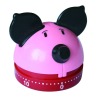 Pig shape mechanical countdown timer