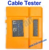 Plastic Shell Battery Powered 4 Port RJ12 RJ45 Network Cable Tester