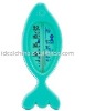 Plastic fish shape bath thermometer