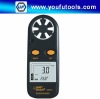 Portable Green Backlinght Wind Meter With Pouch Leather AR816+