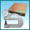 Portable digital thickness gauge for leather, paper, and film