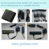 Portable notebook/laptop battery charger With four LED lights