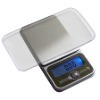 Portable pocket scale with stainless steel