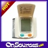 Portable wrist blood pressure monitor
