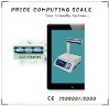 Price computing scale with pole