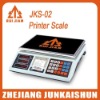 Price computing scale with printer