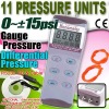 Professional Digital Differential Air Pressure Manometer Gauge T
