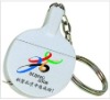 Promotional Cute table tennis Measuring Tape with keyring