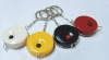 Promotional mini tape measure with keychain