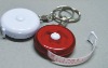 Promotional tape measure keychain,transparent tape measure