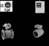 RV-100 electrom flowmeter with split type