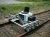 Rail automatic or semi-automatic non-destructive ultrasonic testing