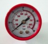 Red plastic 40mm common gauge pressure