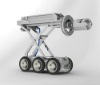 Robotic crawler CCTV pipe inspection system