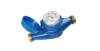 Rotary vane dry dial water meter