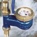 Rotary vane vertical water meter