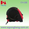 Rubber coated steel measuring tape