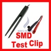 SMD Test Clip Meter Probe Multimeter Tweezer Capacitor,15mm plug insertion depth