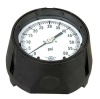 Safety process gauge with ABS case in back connection