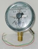 Seismic electricity contact pressure gauge