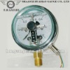 Seismic electricity contact pressure gauge