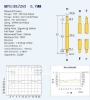 Semiconductor pin for micron test