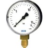 Severe service pressure gauge with screwed ring and sealed case