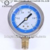 Silicone oil filled pressure gauge