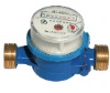 Single Jet Dry Type flow water meter