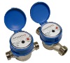 Single-jet super dry type brass water meter