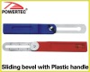 Sliding bevel with Plastic handle