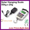 Solar-Powered 50kg/110lb Digital Hanging Scale from Expert Factory