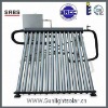 Solar collector with heat pipe