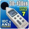 Sound Noise Level Meter 30-130 dB w/Case+Free Battery