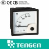 Square Shape Moving Iron Type 0-500V AC Voltmeter