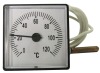 Square capillary thermometer