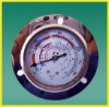 Stainess steel refrigerant pressure gauge