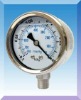 Stainless Steel Botton connection Shock-proof Pressure Gauge