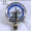 Stainless Steel Case Electric Contact Pressure Gauge/boiler pressure gauge