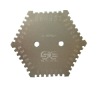 Stainless Steel Hex Wet Film Comb