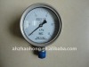 Stainless steel capsule pressure gauge