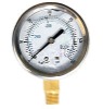 Stainless steel oil-filled pressure gauge