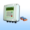 Stationary ultrasonic flow meter