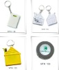 Steel tape measure in plastic holder