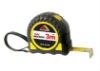 Steel tape measure with rubber grip