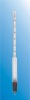 Stick-type glass thermometer