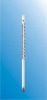 Stick-type glass thermometer