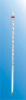 Stick-type glass thermometer