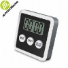 Stylish Digital Countdown Timer with Clip and Magnet, Made of Plastic