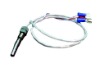 Surface spring fixing temperature thermocouple